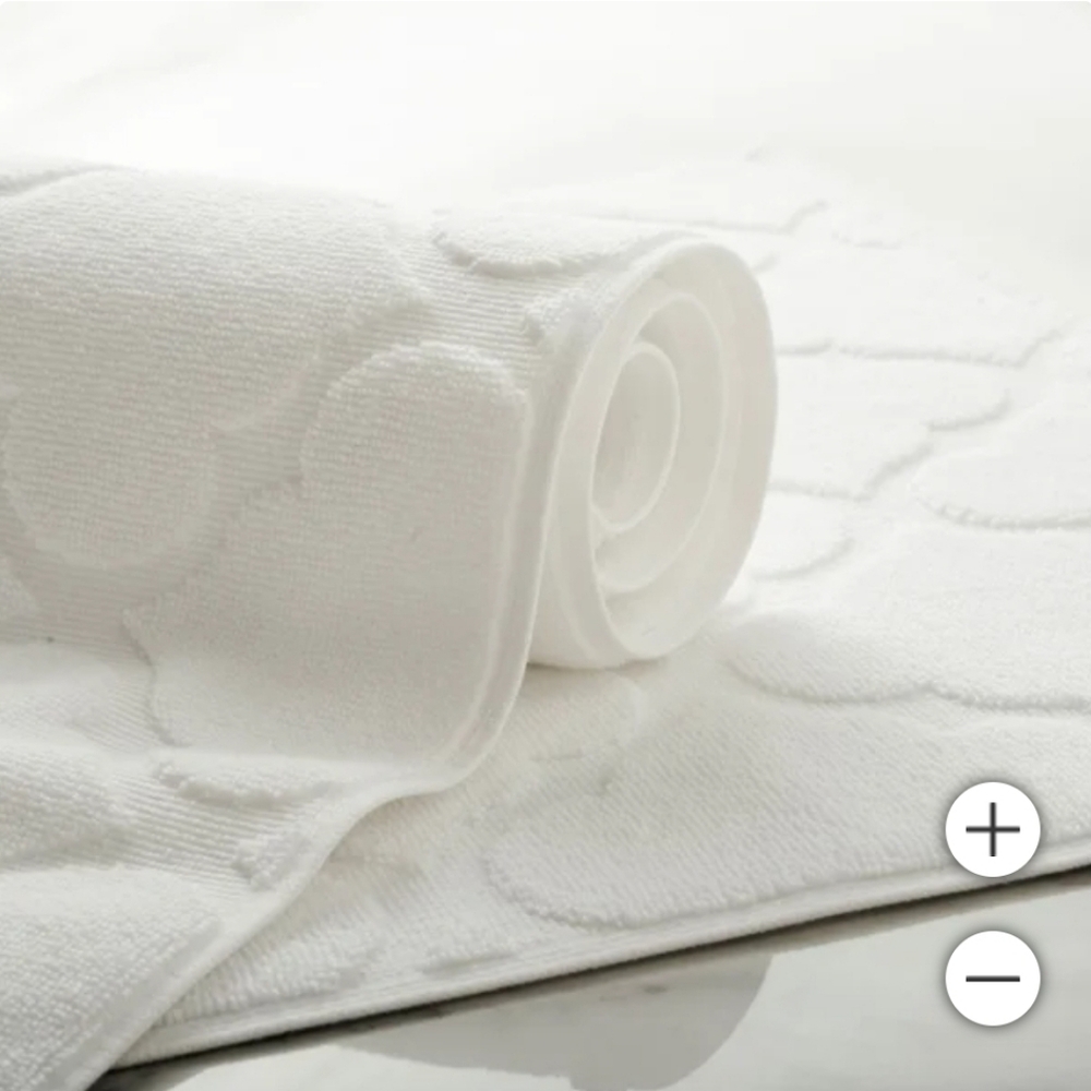 WelHome Geometric Tub Mats, 2-pack